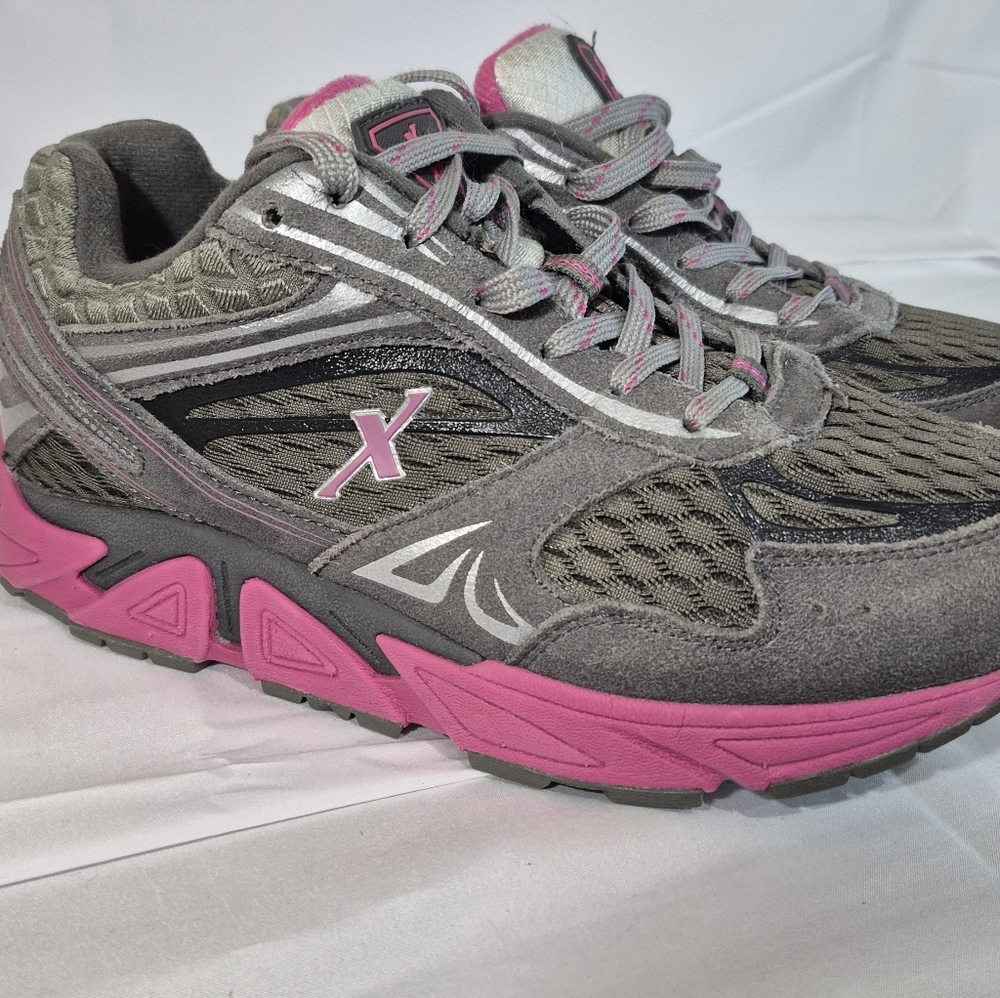 Xelero Genesis XPS Gray Pink Women's Size 8 EE Comfort Walking Shoes X62428EE